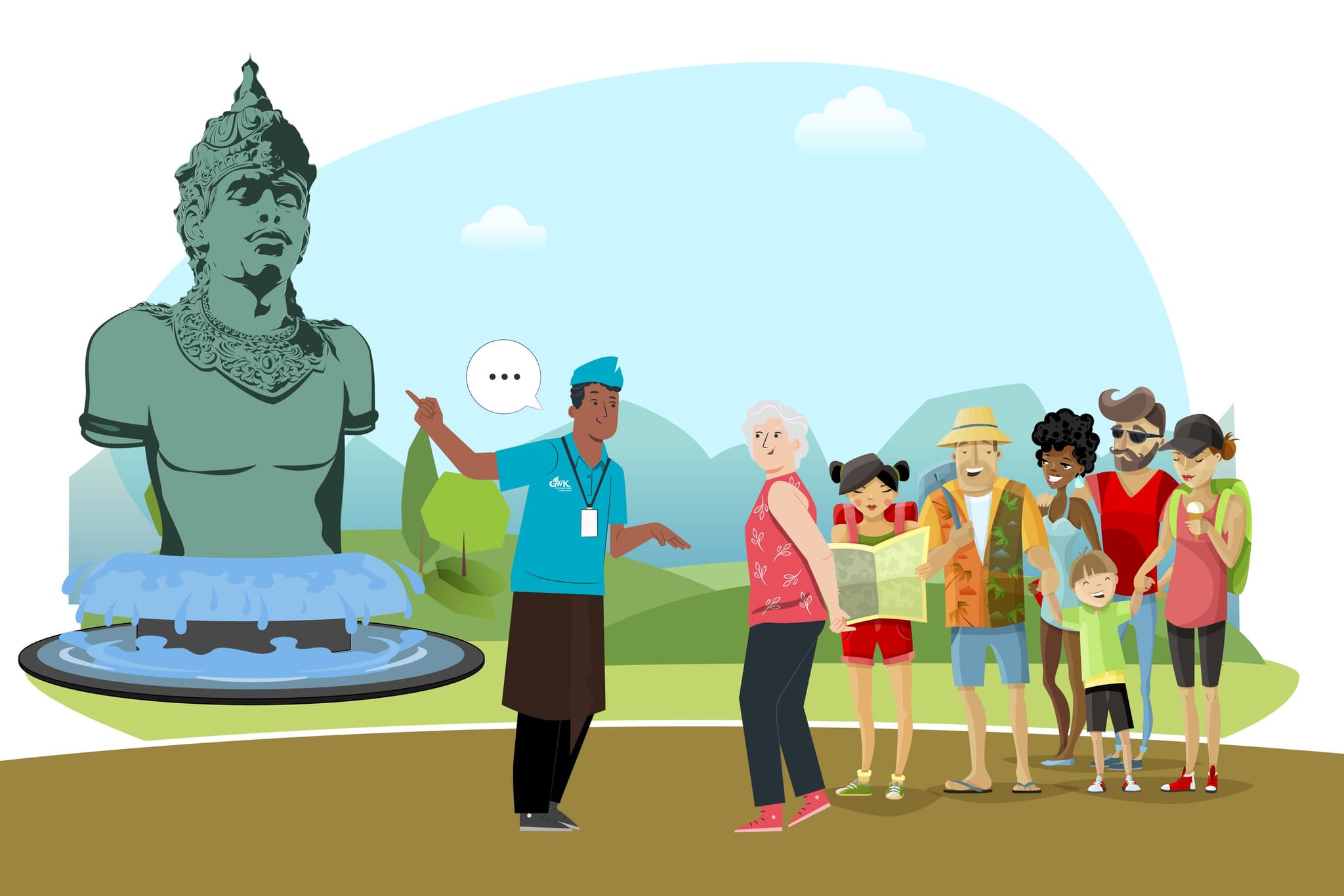 Sukses Tampilkan Konsep Berbeda, GWK Cultural Park Meriahkan Pergantian Tahun 2026 Dengan Musical Laser Show